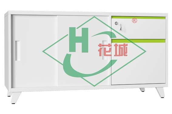 移門二抽桌邊（biān）櫃
