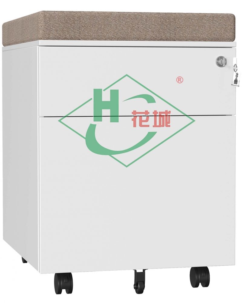 側拉二抽（chōu）活動櫃